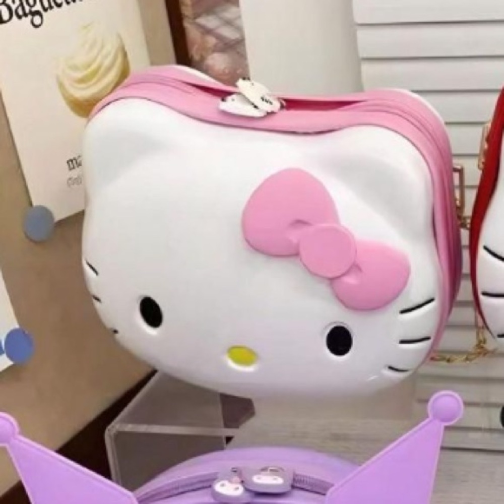 Hard case hello Kitty purse